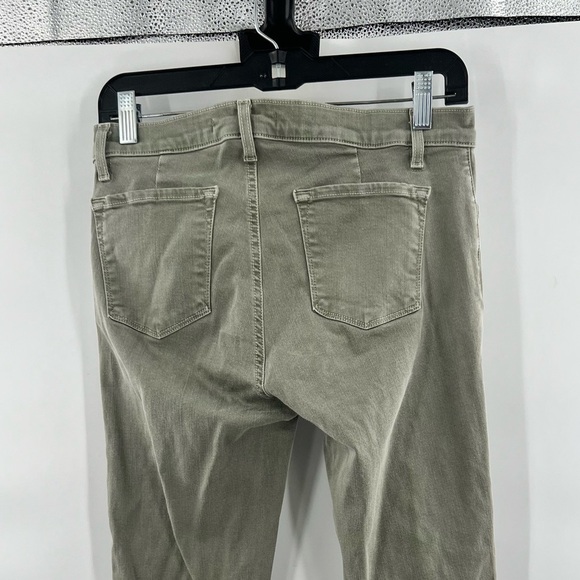 J. Brand Suvi green jeans cropped skinny size 31 button hem - Picture 8 of 8